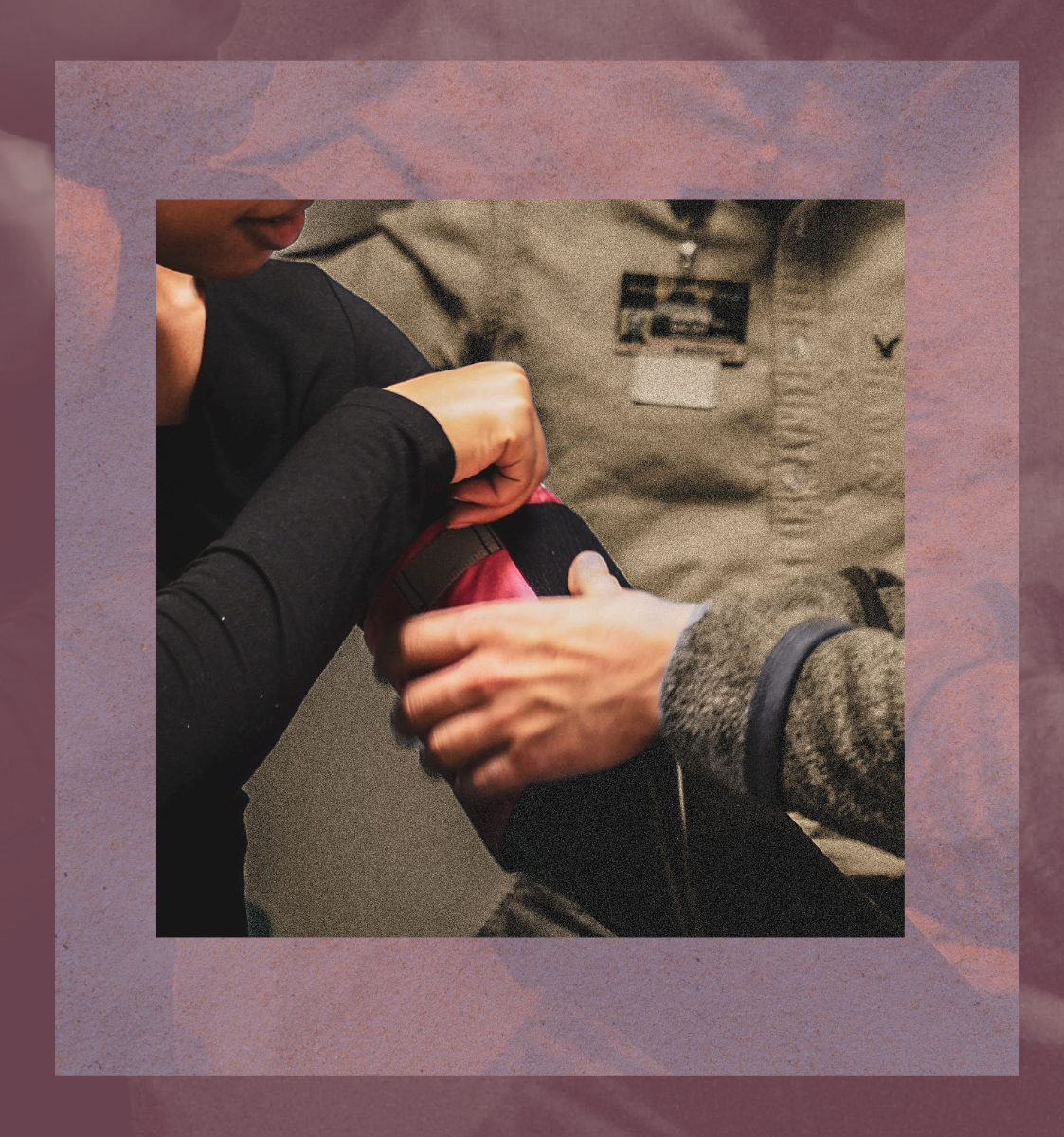 Blood pressure is measured at the Wellness and Stress Clinic of Memphis.