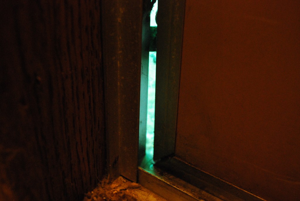 Since Lisa Gluskin purchased her mobile home in 2017, the door has shifted about an inch from the frame, allowing hot air to stream inside.